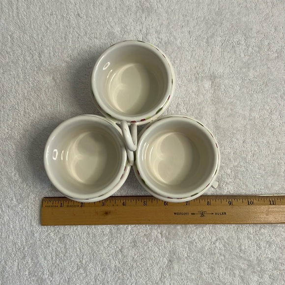 Linens-N-Things 3-Dish Condiments Set with Holder - Picture 10 of 10